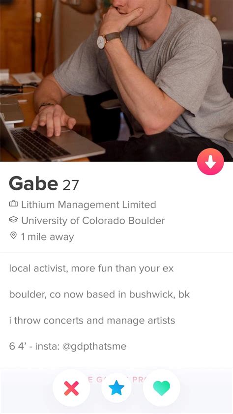 tinder profile